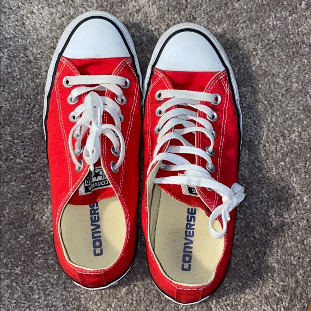 Red converse